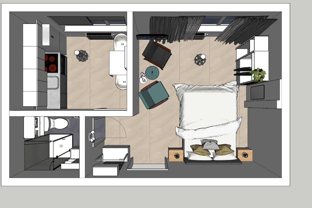 City Apartment Rudolf 26M2 Graz Dış mekan fotoğraf